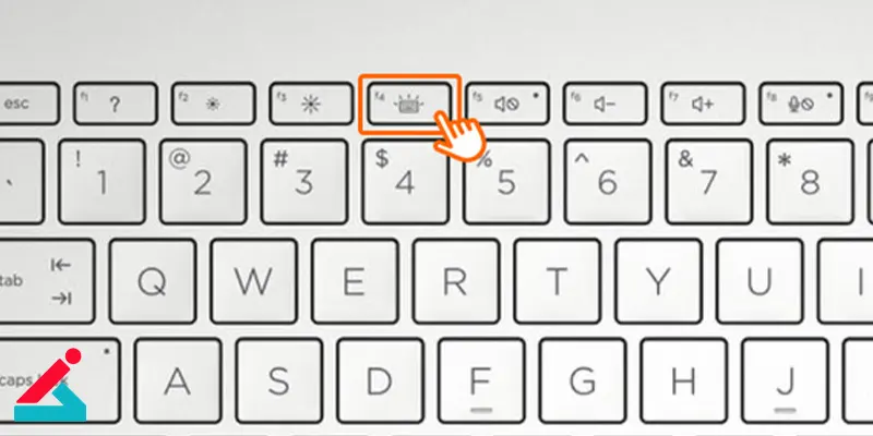 خاموش کردن نور کیبورد در لپ تاپ