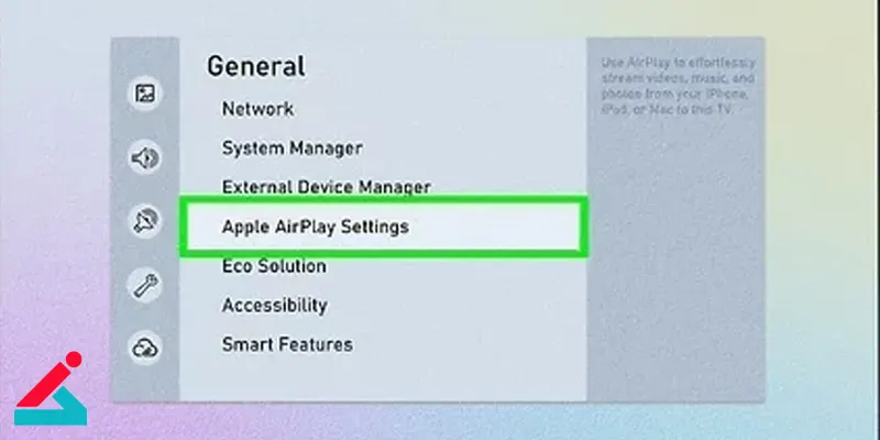 غیرفعال کردن AirPlay در تلویزیون سامسونگ