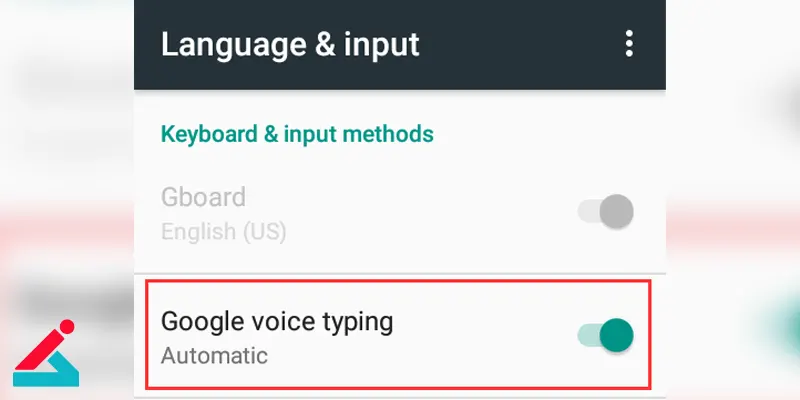 فعال کردن تایپ صوتی فارسی در اندروید 